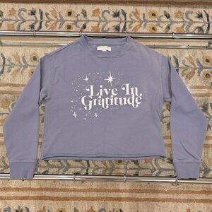 Spiritual Gangster light faded blue Crew Neck Sweater